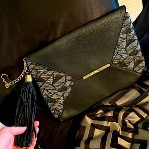 Large clutch type bag beautiful details perfect for a night out